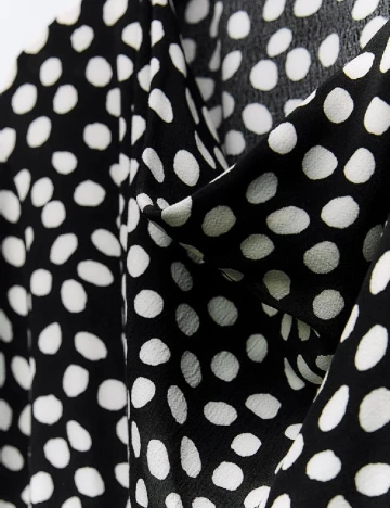 Rochie scurta Zara, negru/alb