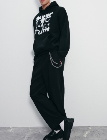 
						Hanorac House Brand, negru