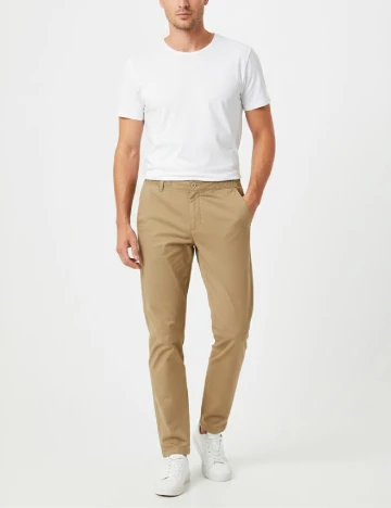 Pantaloni Pull&Bear, maro