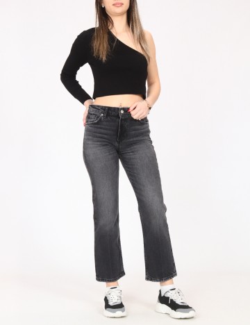 Blugi Zara, gri inchis