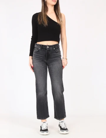 Blugi Zara, gri inchis