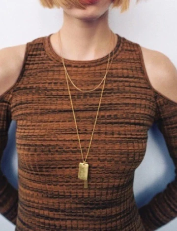 Rochie medie Zara, maro