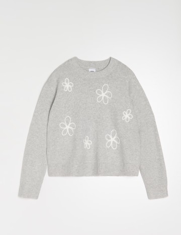 Pulover Oversize Sinsay, gri