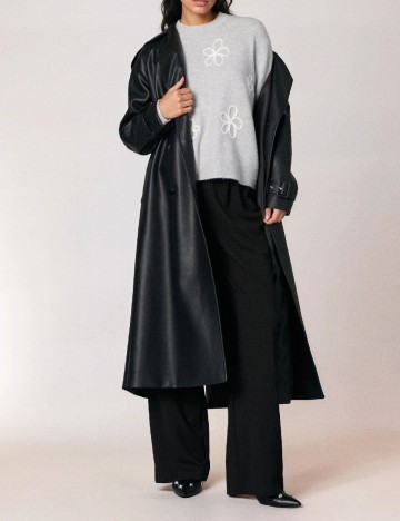 Pulover Oversize Sinsay, gri