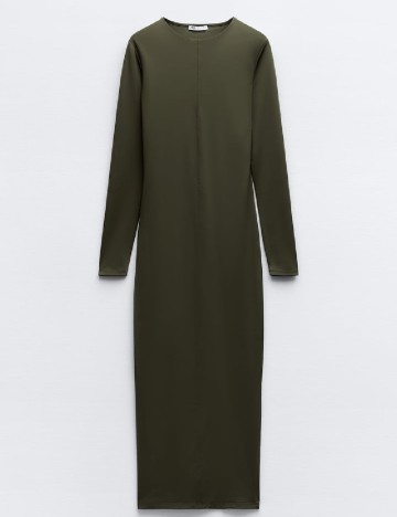 Rochie lunga Zara, verde