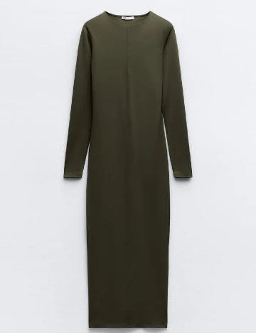 Rochie lunga Zara, verde