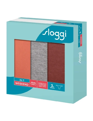Set chiloti 3 perechi Sloggi by Triumph, mix culori