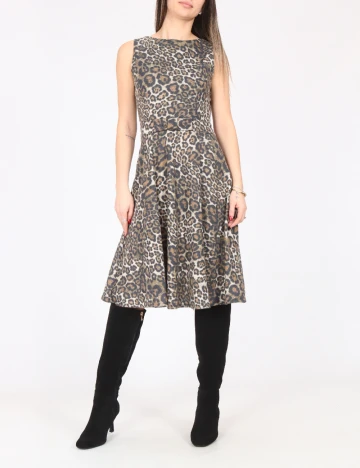 Rochie medie Zara, animal print