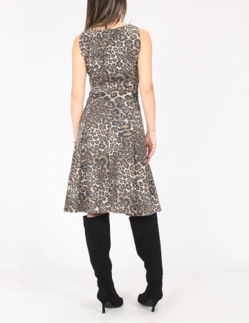 Rochie medie Zara, animal print