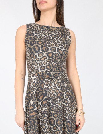 Rochie medie Zara, animal print