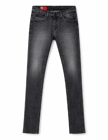 Blugi Zara, gri inchis