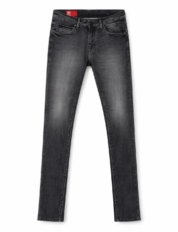 Blugi Zara, gri inchis