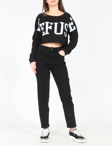 Bluza Bershka, negru