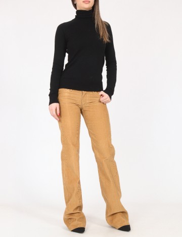 Pantaloni Zara, maro