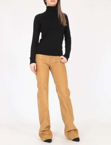 Pantaloni Zara, maro