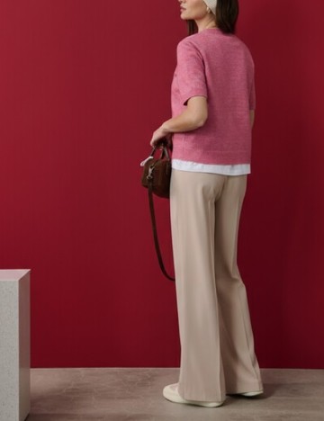 Pantaloni Sinsay, crem