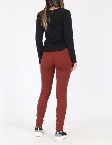 Pantaloni Bershka, caramiziu