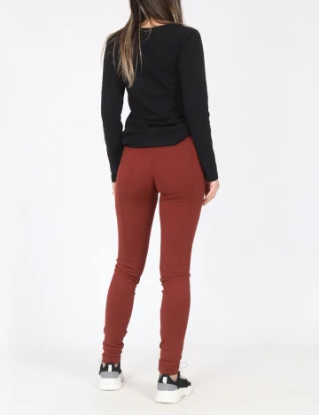 Pantaloni Bershka, caramiziu