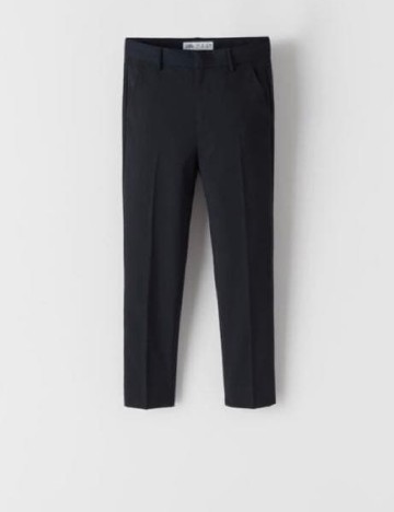 
						Pantaloni Zara, bleumarin inchis