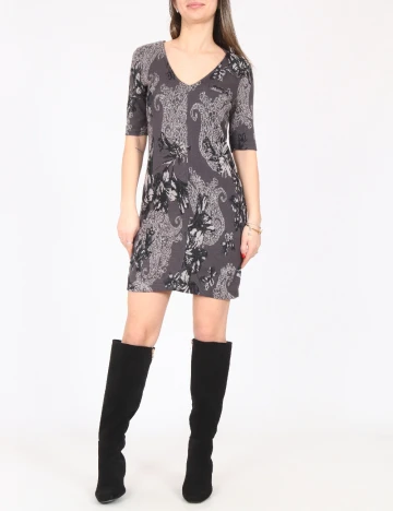 Rochie scurta Zara, gri