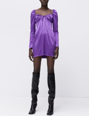 
						Rochie scurta Zara, mov