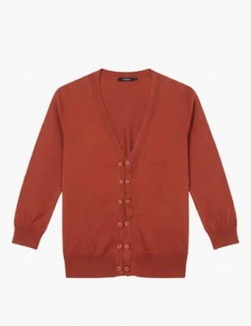 Cardigan Zara, caramiziu