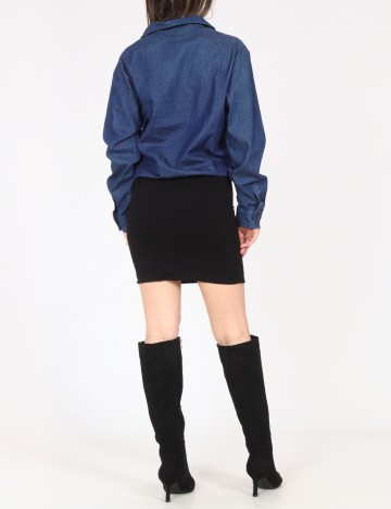 Rochie scurta Zara, bleumarin/negru