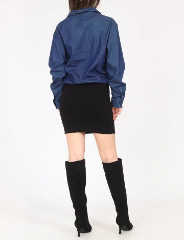 Rochie scurta Zara, bleumarin/negru