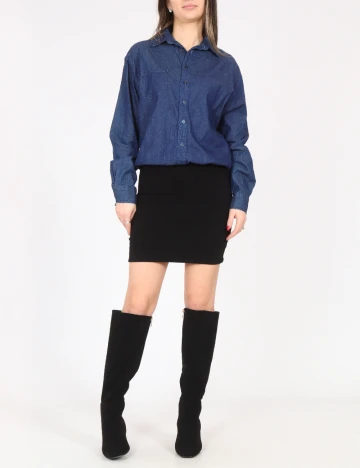 Rochie scurta Zara, bleumarin/negru