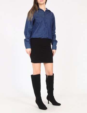 Rochie scurta Zara, bleumarin/negru