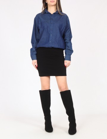 Rochie scurta Zara, bleumarin/negru