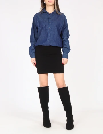 Rochie scurta Zara, bleumarin/negru