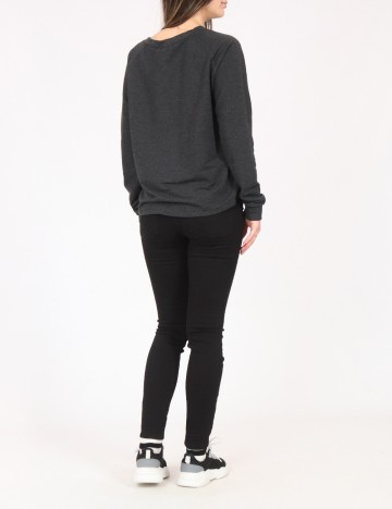 Bluza Bershka, gri inchis