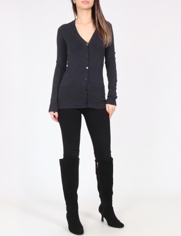 Cardigan Zara, gri inchis