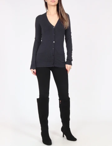 Cardigan Zara, gri inchis