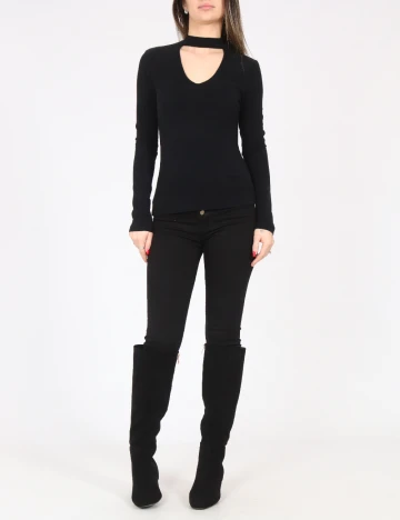 Bluza Bershka, negru