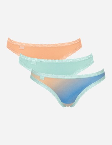 
						Set chiloti 3 perechi Sloggi by Triumph, mix culori