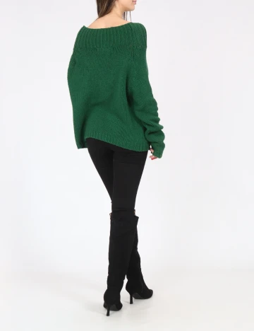 Pulover Oversize Zara, verde