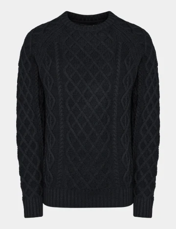 Pulover INDICODE, negru