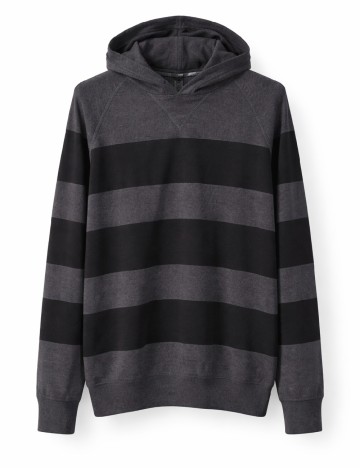 Hanorac Zara, gri/negru