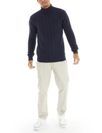 Pulover MO, bleumarin