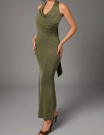 Rochie lunga SHEIN, verde