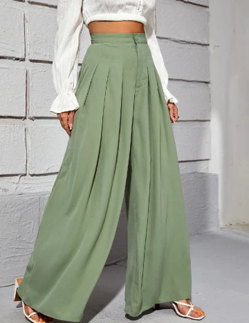 Pantaloni SHEIN, verde
