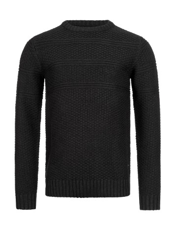 Pulover INDICODE, negru