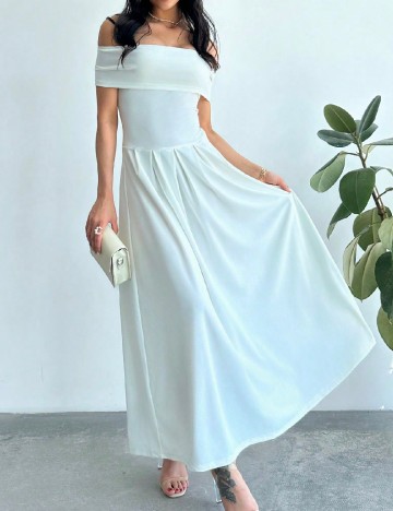 
						Rochie lunga SHEIN, alb