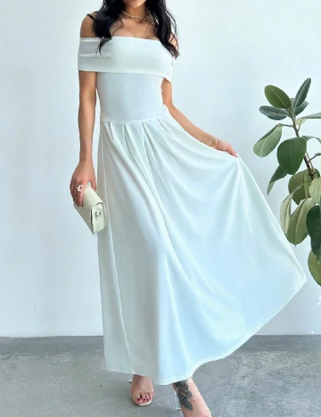 Rochie lunga SHEIN, alb