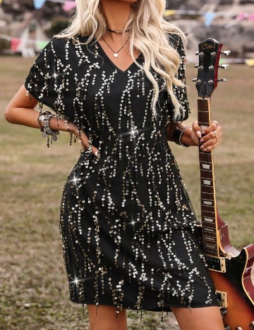 
						Rochie scurta SHEIN, negru