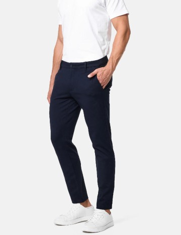 
						Pantaloni INDICODE, bleumarin inchis