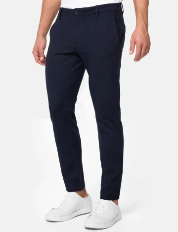 Pantaloni INDICODE, bleumarin inchis