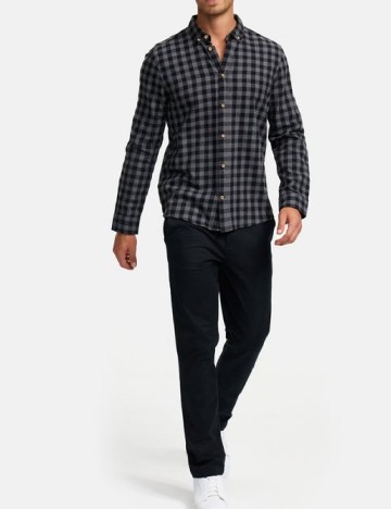 
						Camasa Kronstadt, gri inchis